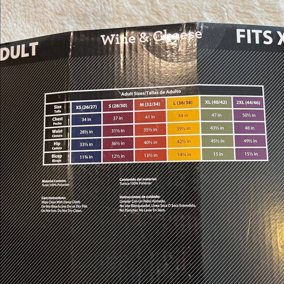 Wine and Cheese Adult Halloween Couples Costume NWT - Picture 3 of 4